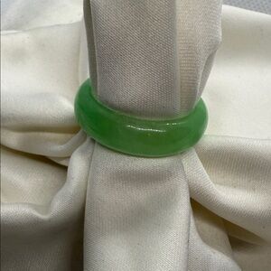 Elegant Green Jade Ring